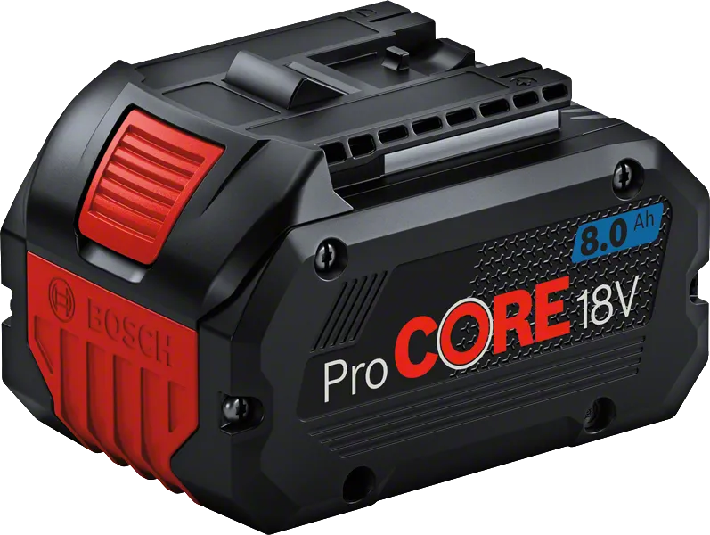 Bosch ProCORE18V 8.0Ah 충전식 배터리 팩.