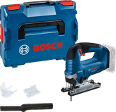 케이스가 포함된 Bosch GST 18V-125 B 무선 톱.