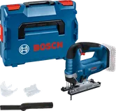 케이스가 포함된 Bosch GST 18V-125 B 무선 톱.