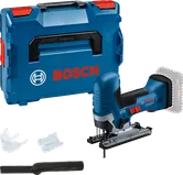 케이스가 포함된 Bosch GST 18V-125 S 무선 톱.