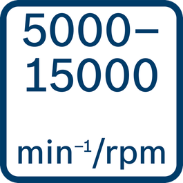  5000-15000 min-1/rpm