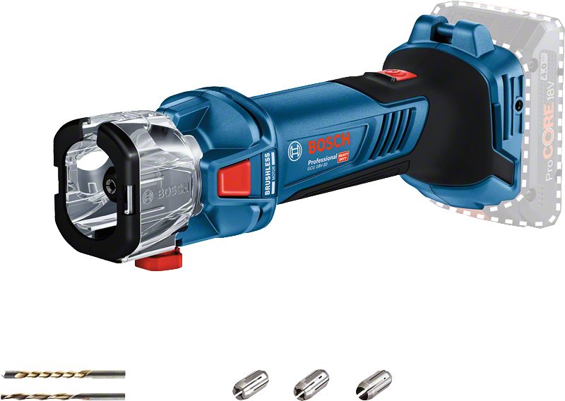 Bosch GCU 18V-30 무선 건식벽체 절단 도구.