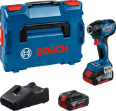 Bosch GDR 18V-210 C 무선 충격 드라이버 세트.