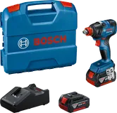 Bosch GDX 18V-200 무선 충격 드라이버 세트.