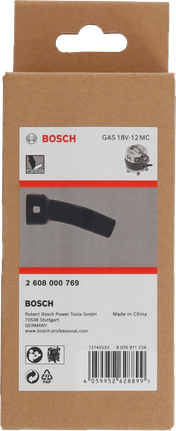 엘보 파이프(정전기 방지), 75x50x148mm Bosch 안티 스태틱 엘보 파이프 75x50x148mm.