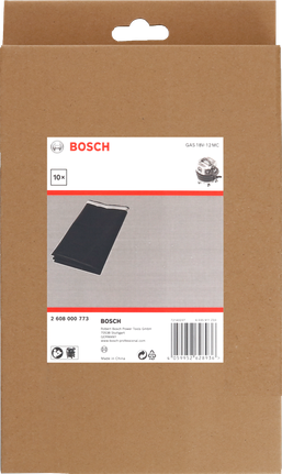 폐기물 봉투, 265x125x12mm Bosch 폐기물 처리백 265x125x12mm.