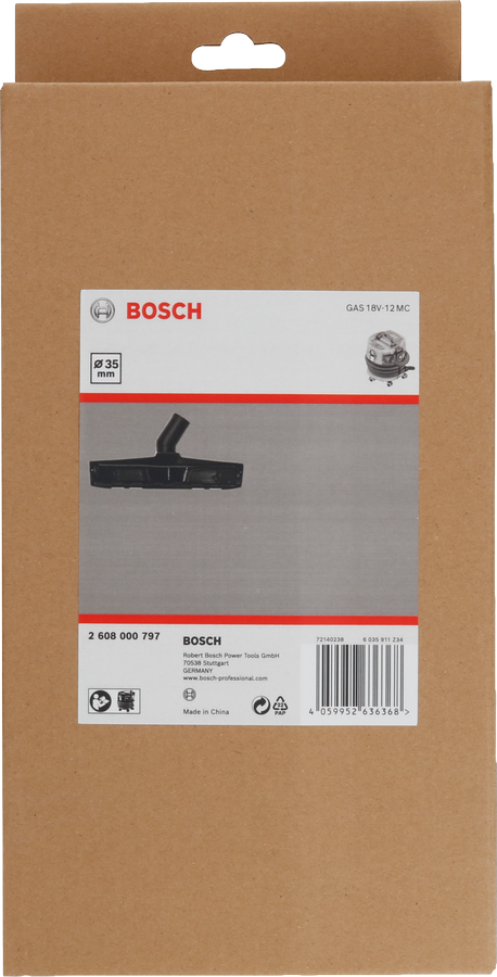 Bosch 진공청소기용 직경 35mm 광폭 바닥 노즐.