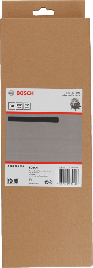 Bosch 흡입 파이프 350×40×40mm.