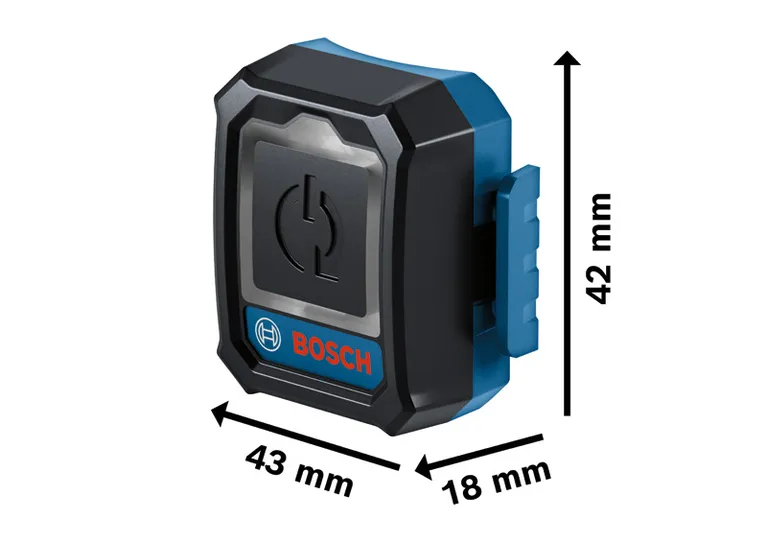 Bosch GCT 30-42 컴팩트 추적 태그, 43x42x18mm.
