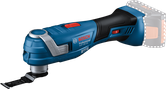 StarlockPlus 블레이드가 장착된 Bosch GOP 18V-34 무선 멀티툴.