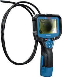 4.3인치 디스플레이가 장착된 Bosch GIC 12V-4-23 C 검사 카메라.