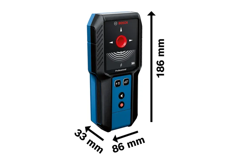 Bosch GMS 120-27 활선 및 금속 탐지기.