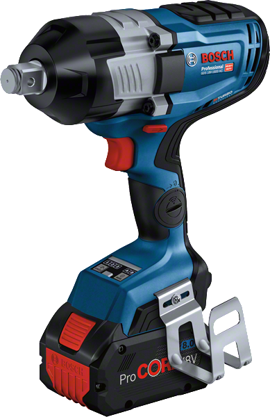 Bosch GDS 18V-1600 무선 임팩트 렌치, 8.0Ah ProCORE 배터리.