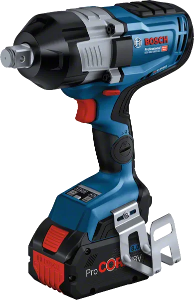 Bosch GDS 18V-1600 무선 임팩트 렌치, 8.0Ah ProCORE 배터리.