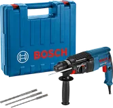 케이스와 비트가 포함된 Bosch GBH 2-26 로터리 해머 드릴.
