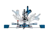Bosch GCM 305-216 D 미터톱, 절단 각도 조절 가능.