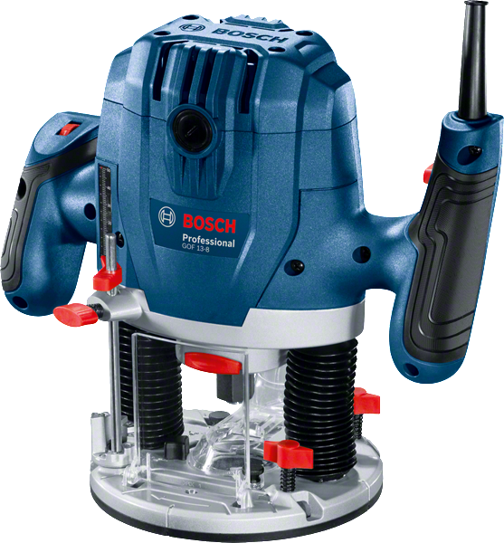 목공용 Bosch GOF 13-8 플런지 라우터.