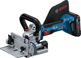 정밀한 목재 접합을 위한 Bosch GFF 18V-22 무선 비스킷 조인터.