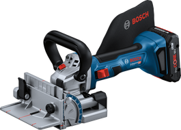 정밀한 목재 접합을 위한 Bosch GFF 18V-22 무선 비스킷 조인터.