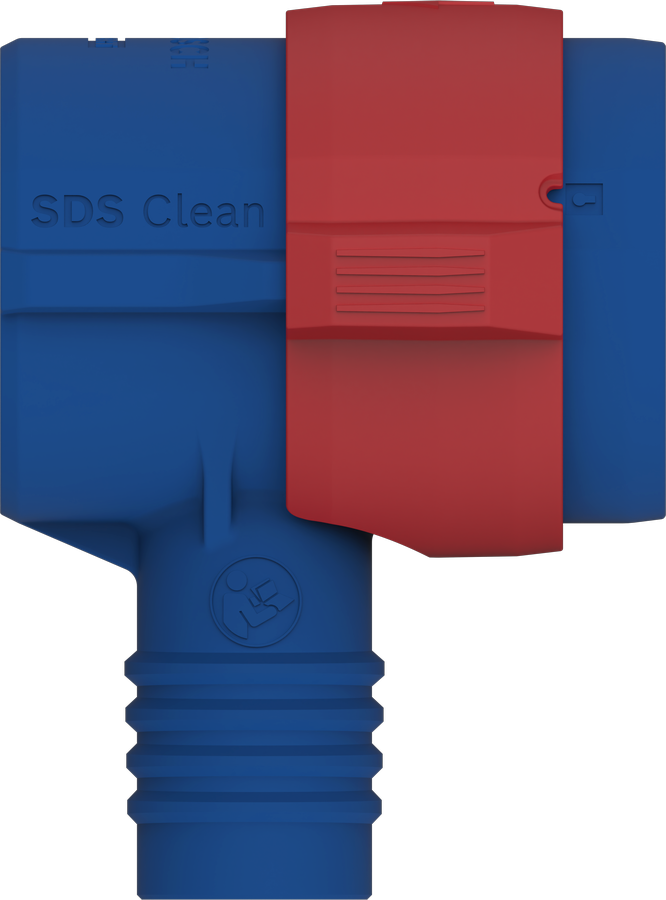 해머 드릴 먼지 제어를 위한 Bosch EXPERT SDS Clean max 커넥터.