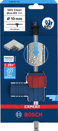 Bosch EXPERT SDS Clean plus-8X 10mm 드릴 비트 세트.