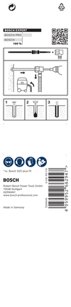 EXPERT SDS Clean plus-8X 해머 드릴 비트 10 x 100 x 225 Bosch EXPERT SDS plus-8X 10×100×225mm 해머 드릴 비트 포장.