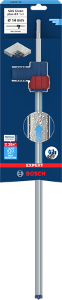 EXPERT SDS Clean plus-8X 해머 드릴 비트 세트 14 x 400 x 550 Bosch 14mm SDS 클린 플러스-8X 드릴 비트 세트.
