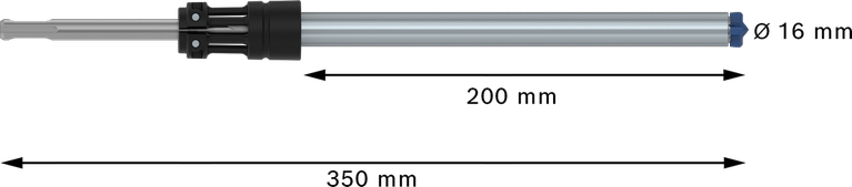 Bosch EXPERT SDS Clean plus-8X 해머 드릴 비트 16x200x350.
