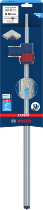 EXPERT SDS Clean plus-8X 해머 드릴 비트 세트 18 x 400 x 550 Bosch 18mm EXPERT SDS Clean plus-8X 드릴 비트.