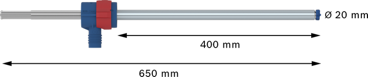 Bosch EXPERT SDS Clean max-8X 해머 드릴 비트 20x400x650mm.