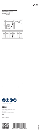 Bosch EXPERT SDS Clean max-8X 해머 드릴 비트 세트 22 x 400 x 650.