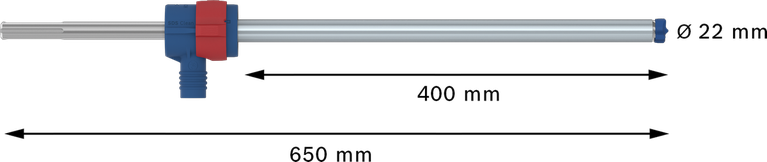 Bosch EXPERT SDS Clean max-8X 해머 드릴 비트 22 x 400 x 650mm.