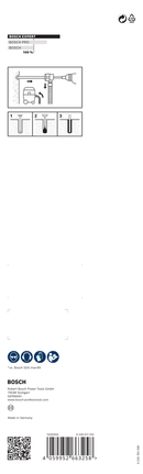 Bosch EXPERT SDS Clean max-8X 해머 드릴 비트 세트 24 x 400 x 650.