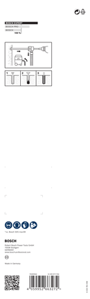 Bosch EXPERT SDS Clean max-8X 해머 드릴 비트 세트 25×400×650.