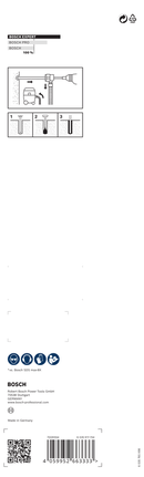 Bosch EXPERT SDS Clean max-8X 드릴 비트 28×400×650 세트.