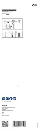 Bosch EXPERT SDS Clean max-8X 해머 드릴 비트 세트 30 x 400 x 650.