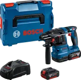 케이스와 배터리가 포함된 Bosch GBH 18V-22 회전 해머.