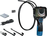 Bosch GIC 5-27 C 검사 카메라와 액세서리.