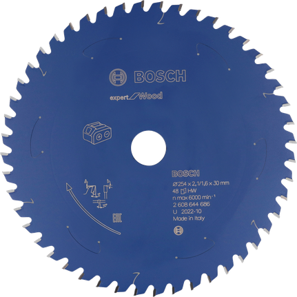 Bosch 원형 톱 블레이드 목재 254×30 mm.