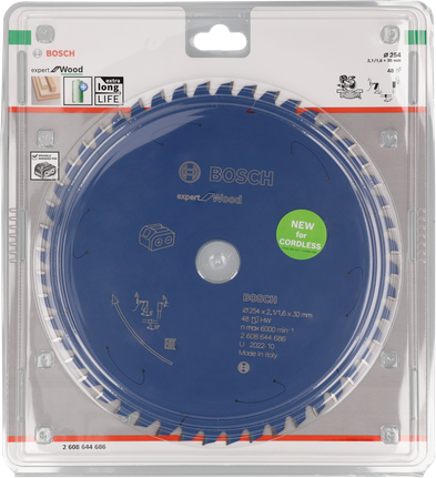 Bosch Expert for Wood 254×2.1/1.6×30 T48 원형 톱날.