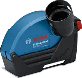 각도 그라인더용 Bosch GDE 125 EA-T 먼지 제거 가드.