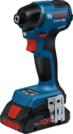 Bosch GDR 18V-220 무선 충격 드라이버, ProCORE 배터리.