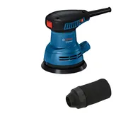 먼지 필터가 장착된 Bosch GEX 125-1 랜덤 오빗 샌더.