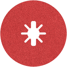 샌딩용 Bosch PRO R780 X-Lock 파이버 디스크 125mm G60.