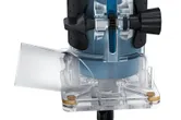 먼지 배출 포트가 있는 Bosch GLF 55-6 엣지 라우터.