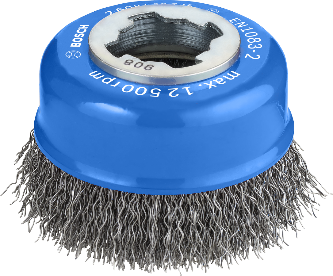 Bosch PRO 메탈클린 X-Lock 컵 브러시, 75mm 와이어.