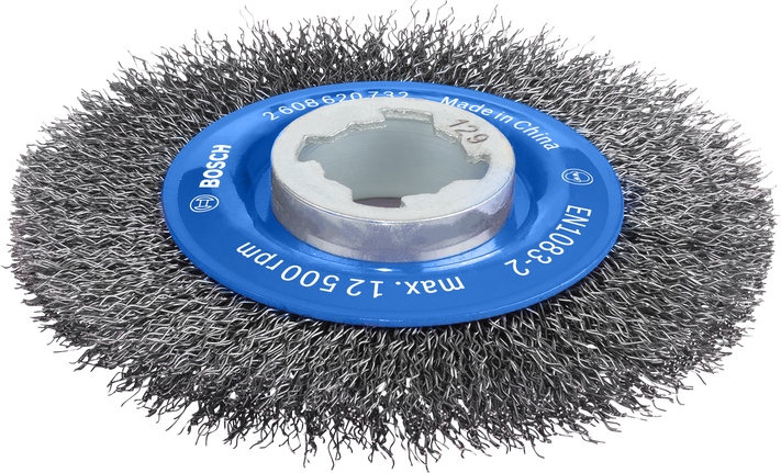 Bosch PRO Metal clean X-Lock 와이어 휠, 직경 115mm.