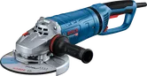 인체공학적 손잡이가 달린 Bosch GWS 27-180 JR 각도 그라인더.