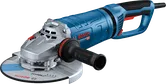 인체공학적 손잡이가 달린 Bosch GWS 27-230 JR 각도 그라인더.