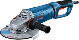 인체공학적 손잡이가 달린 Bosch GWS 27-230 JR 각도 그라인더.